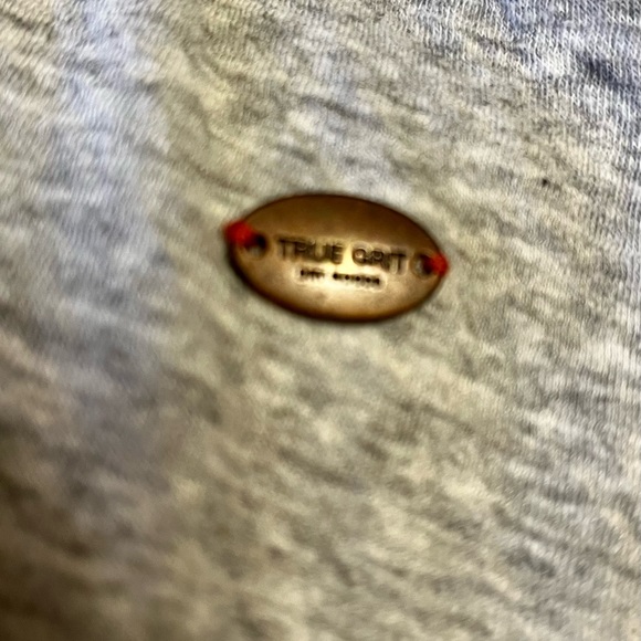 True Grit Slub Knit Raglan Henley EUC - Picture 6 of 6